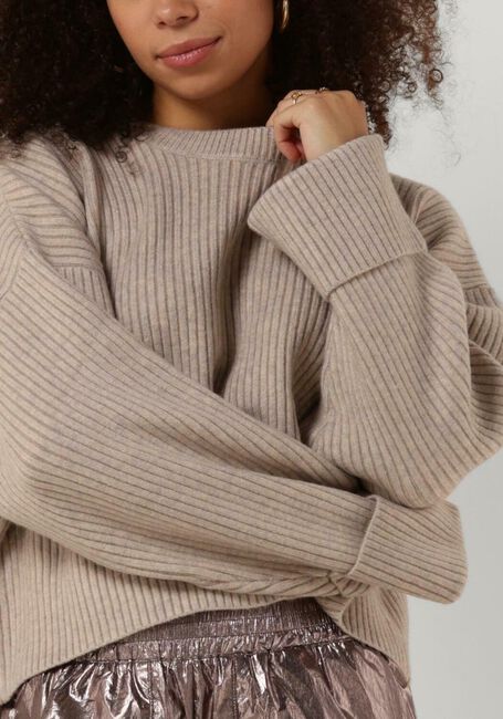 CO'COUTURE Pull ROW BOX KNIT O-KNIT Sable - large
