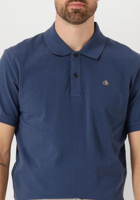 SCOTCH & SODA Polo COTTON PIQUE REGULAR FIT POLO Bleu foncé - large