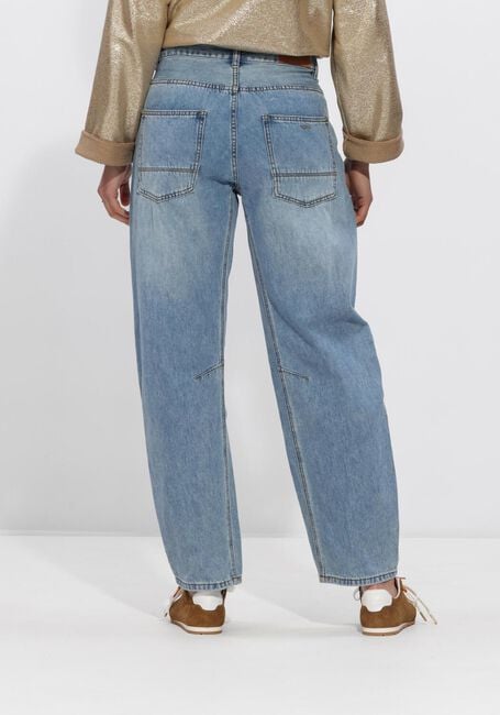 Lichtblauwe SUMMUM Broeken/jumpsuits JEANS COCOON LEG VINTAGE COTTON TWILL - large