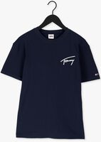 Donkerblauwe TOMMY JEANS T-shirt TJM TOMMY SIGNATURE TEE