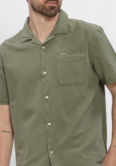 BARBOUR Chemise d&eacute;contract&eacute; LANDKEY OVERDYED en vert - large