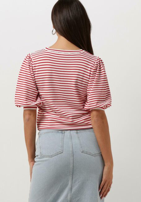 JANSEN AMSTERDAM K136 KNIT TOP 3/4 SLEEVE Hauts & T-shirts en rouge - large
