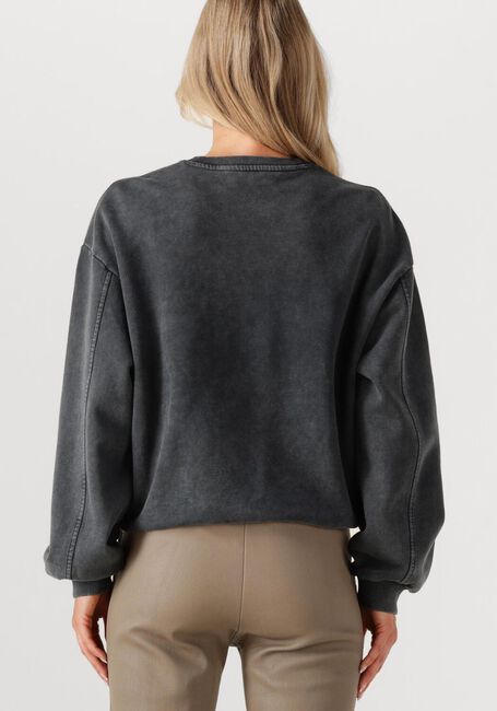 Zwarte ALIX THE LABEL Trui LADIES KNITTED ACID WASHED SWEATER - large