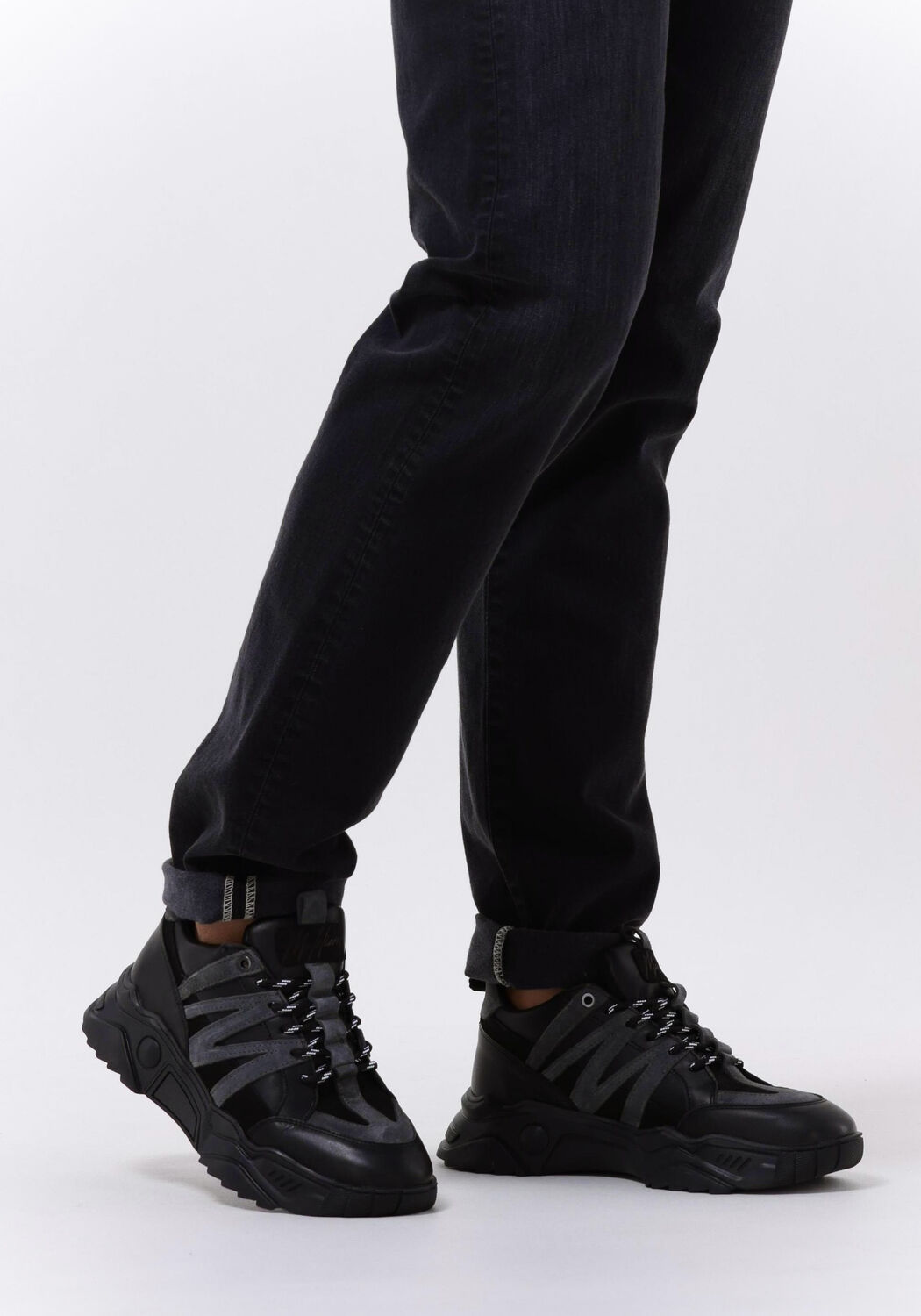 Zwarte MALELIONS Sneakers MALELIONS MEN INICIO RUNNER - large