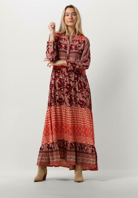 LOLLYS LAUNDRY Robe maxi NEELL MAXI DRESS LS en rouge - large