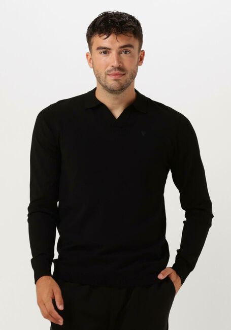 PUREWHITE Pull KNITTED LONGSLEEVE WITH SPECIAL COLLAR en noir - large