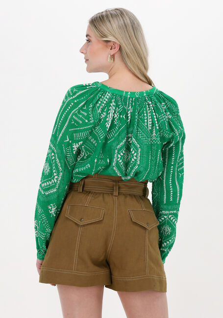 LOUIZON HEXAG TOP Blouses en vert - large