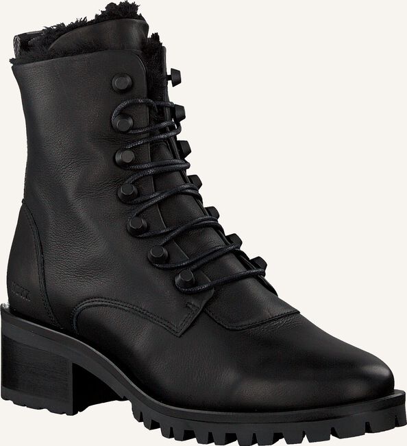 Zwarte NUBIKK Veterboots DJUNA CONE FUR Zwarte NUBIKK Veterboots DJUNA CONE FUR - large