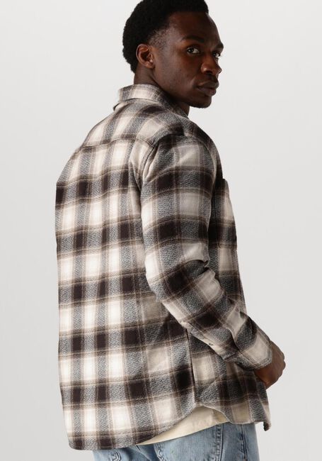 Bruine SELECTED HOMME Overhemden SLHREGOWEN-GRINDLE CHECK SHIRT LS - large