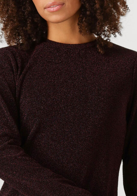 OBJECT Mini robe OBJFILIPA L/S RE SHORT DRESS Bordeaux - large