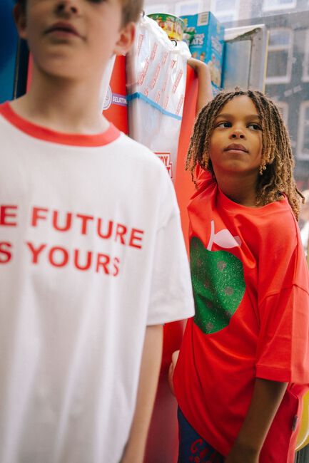 CALL ME FRANKIE T-shirt APPLE T-SHIRT en rose - large