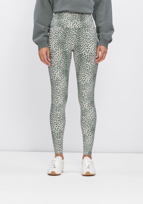 Groene DEBLON SPORTS Broeken/jumpsuits CLASSIC LEGGINGS HIGH WAISTBAND 2 - large