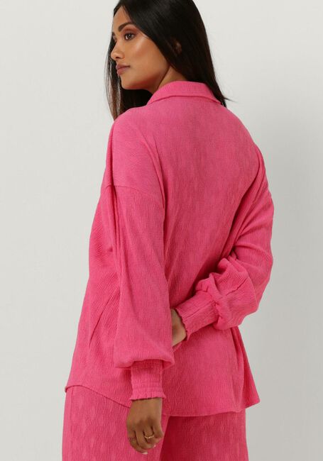 ALIX THE LABEL LADIES WOVEN OVERSIZED PLISSE BLOUSE Blouses Fuchsia - large