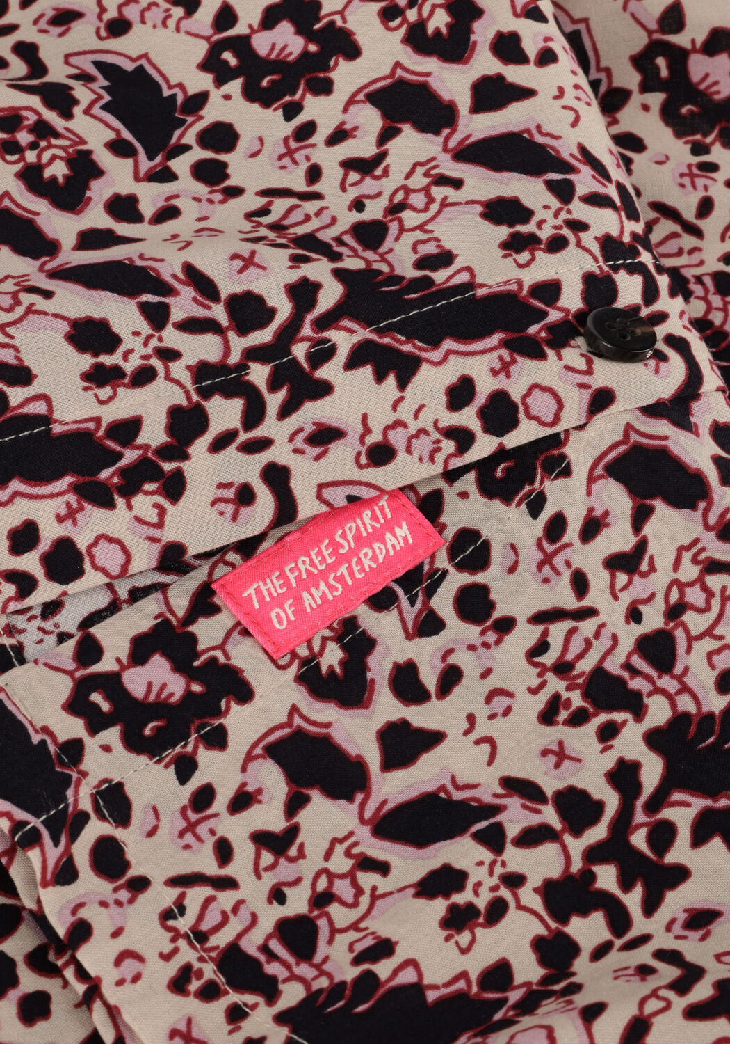 Multi SCOTCH & SODA  PRINTED BALLOON SLEEVE SHIRT - large