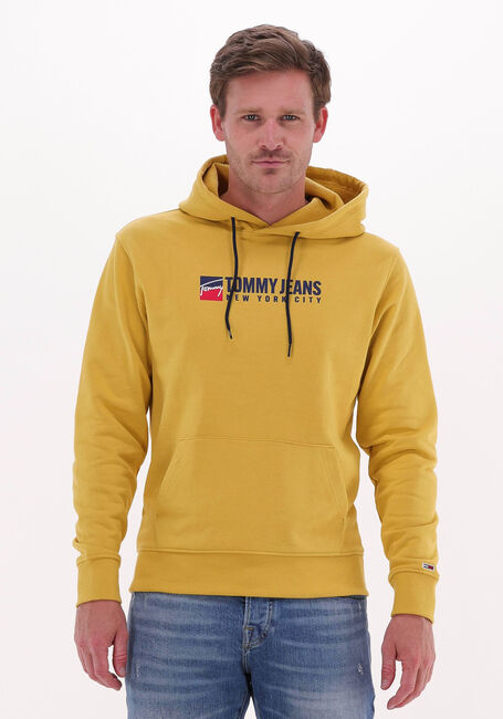 TOMMY JEANS Chandail TJM ENTRY ATHLETICS HOODIE Ocre - large