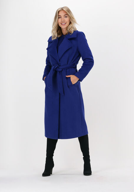 JUST FEMALE Manteau CLOSED SOLID COAT en violet - large