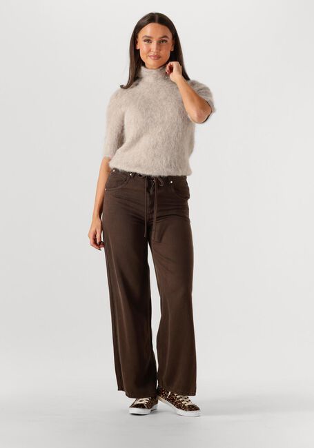 Beige SECOND FEMALE Trui KARLA KNIT SS - large