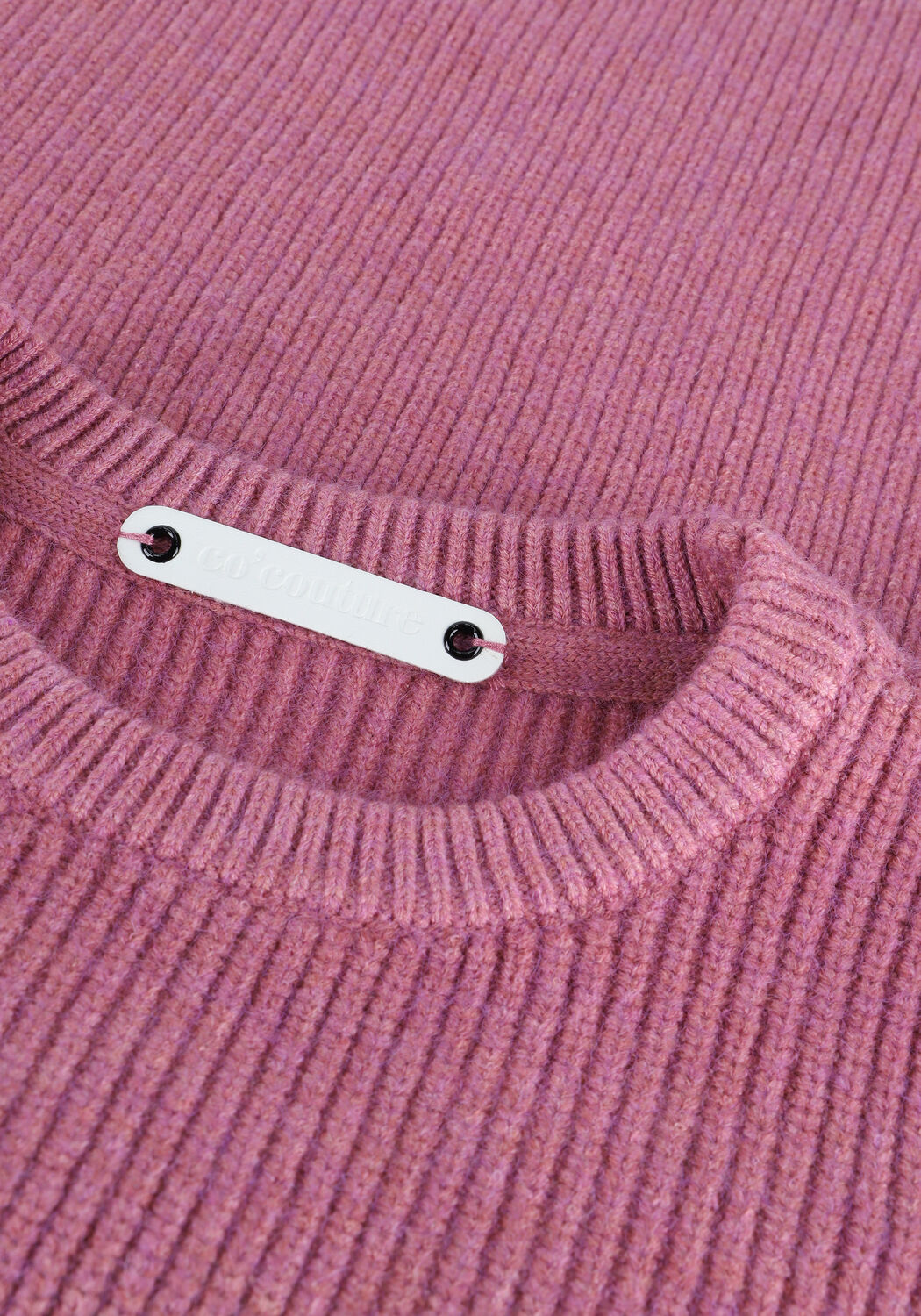 CO'COUTURE Pull ROW PUFF KNIT en rose - large