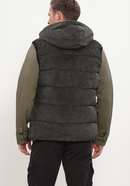 PME LEGEND Veste sans manches BODYWARMER GOBBLER BW MIX FABRIC Vert fonc&eacute; - large