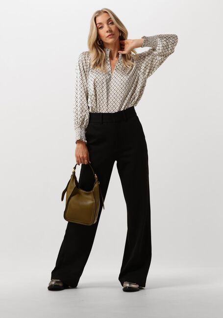 Ecru NEO NOIR  STONE MOROCCAN TILE BLOUSE - large