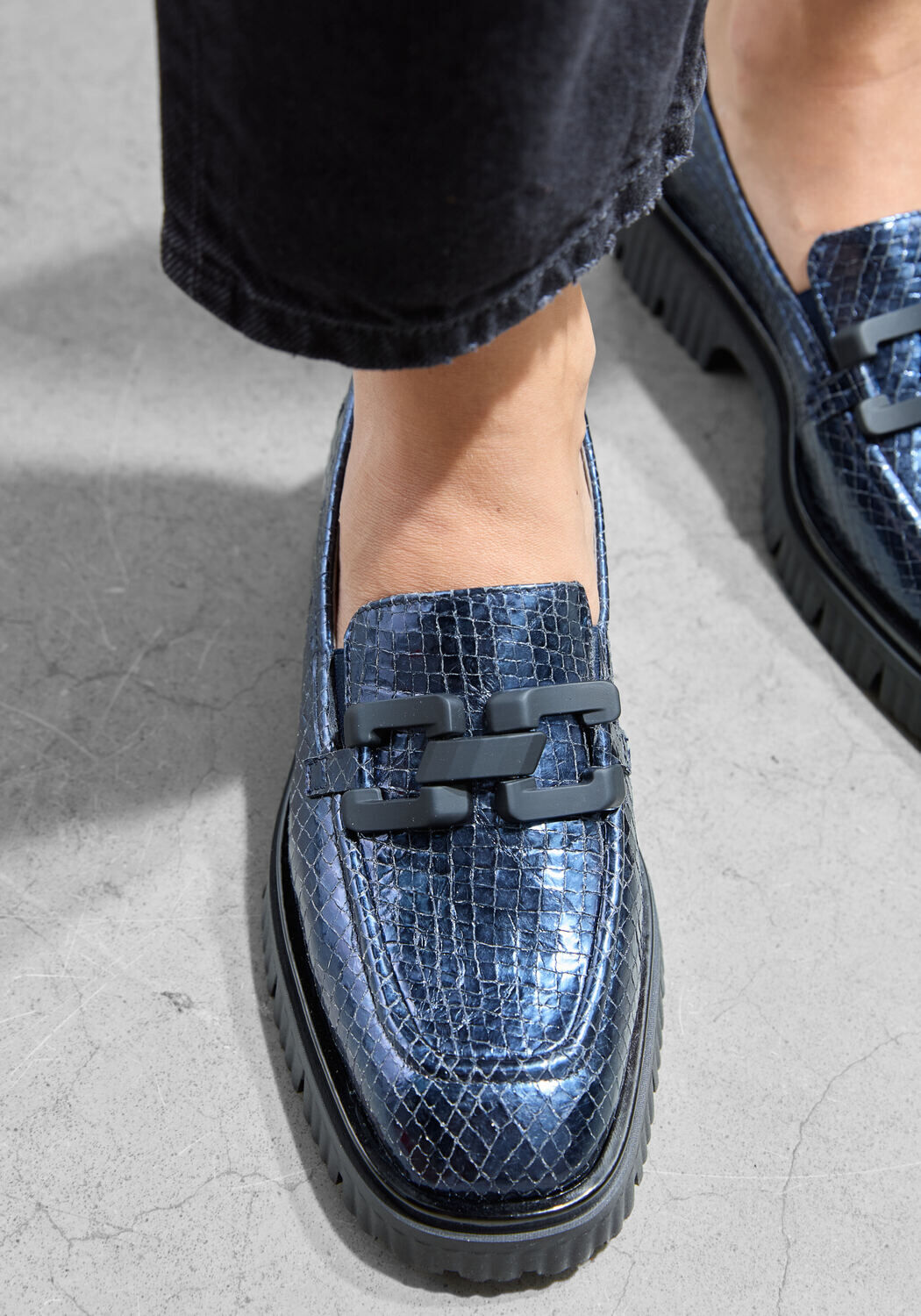 SOFTWAVES 9.02.07 Loafers en bleu - large
