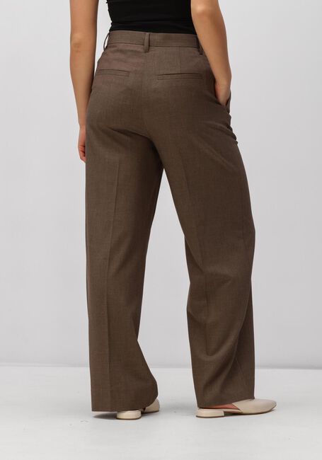 SECOND FEMALE Pantalon large DAKOTA TROUSERS en marron - large