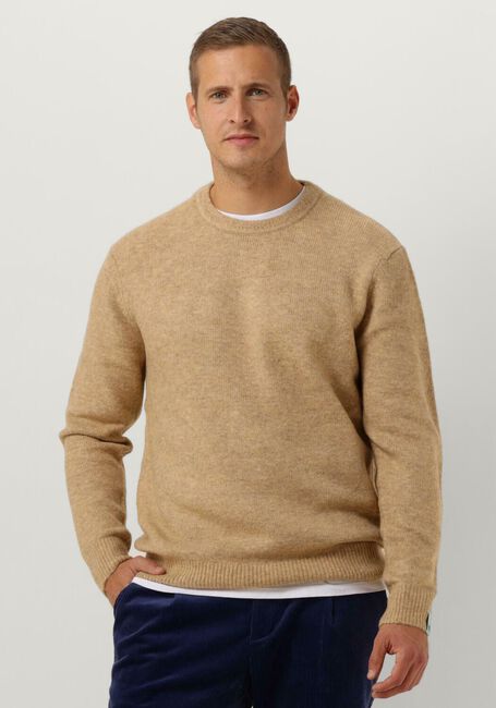 SCOTCH & SODA Pull REGULAR FIT SOFTY-KNIT MELANGE PULL en camel - large