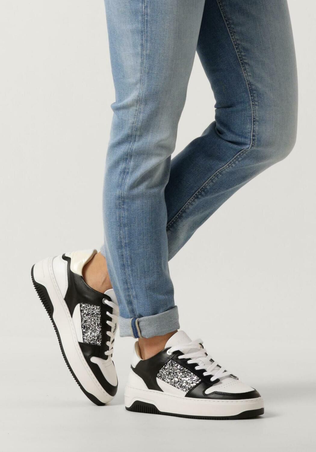 Witte NUBIKK Sneakers BASKET COURT DAMES Omoda
