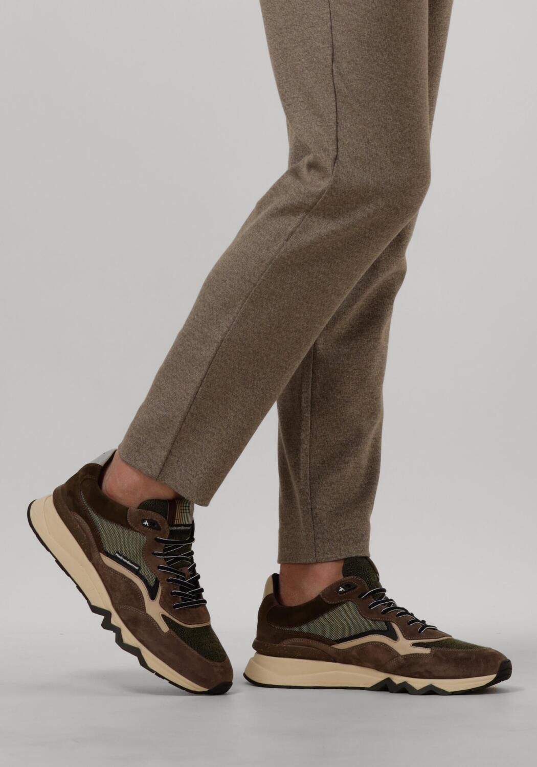 FLORIS VAN BOMMEL Baskets basses SFM-10178 DE ZAGER en vert - large