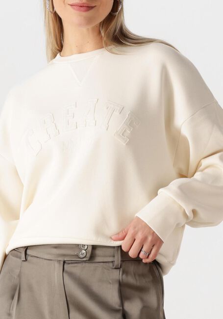 MOS MOSH Pull MMCELLI O-LS SWEATSHIRT Écru - large