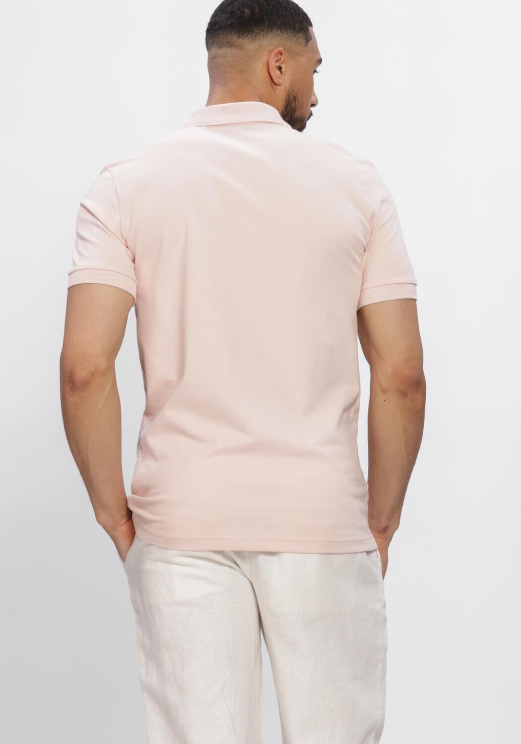 BOSS ORANGE Polo PASSENGER en rose - large