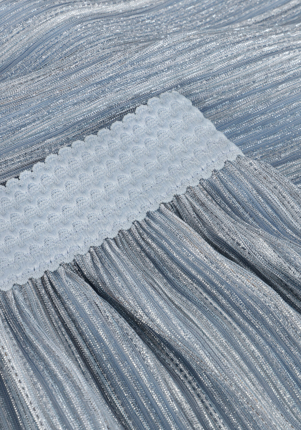 LIKE FLO Mini-jupe SARA FLO PLISSE SKIRT en argent - large