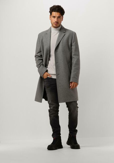 HUGO Manteau MALTE2341 Gris clair - large