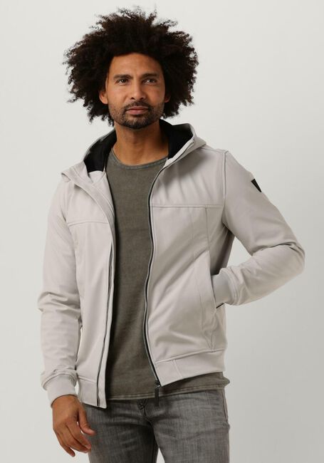 PUREWHITE Jack SOFTSHELL JACKET WITH RUBBERBADGE AT SLEEVES Blanc - large