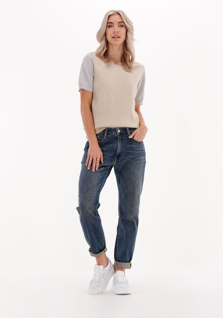 Blauwe SUMMUM Straight leg jeans TAPERED LOOSE PANTS LIGHT WEIGHT COTTON - large