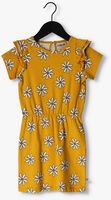 CARLIJNQ Mini robe FLOWER - RUFFLED DRESS Ocre