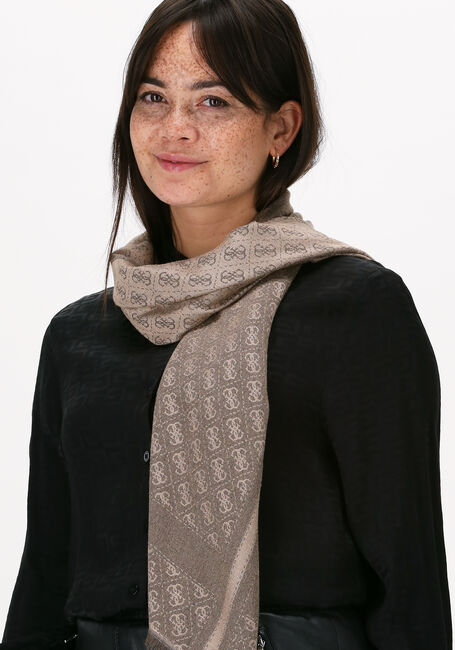 GUESS KASINTA PRINTED SCARF Foulard en marron - large