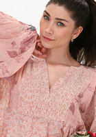 SISSEL EDELBO BIBI BALLOON SILK TOP Blouses Rose clair