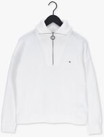 TOMMY HILFIGER Pull HAYANA CABLE ZIP-UP SWEATER Blanc