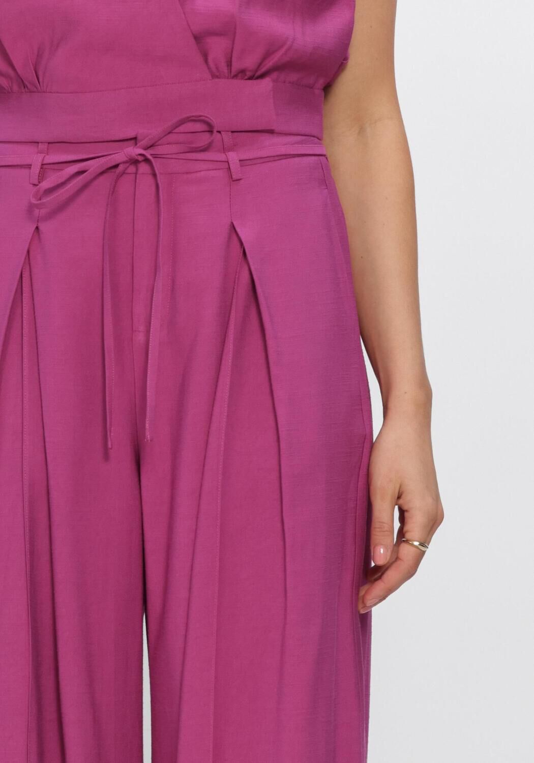 SUNCOO Pantalon large JULIO en rose - large