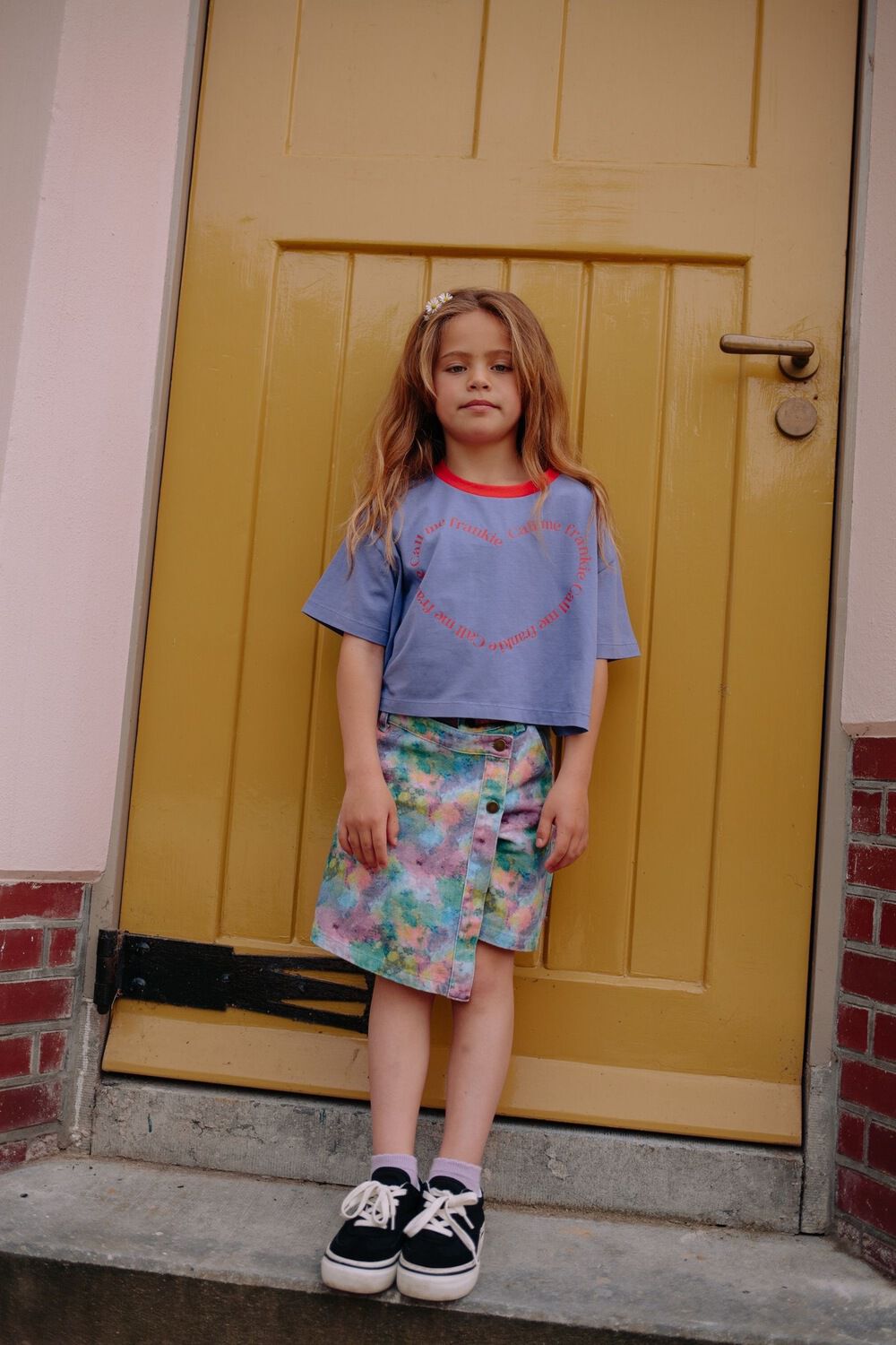 CALL ME FRANKIE Mini-jupe SPLASH SKIRT en multicolore - large