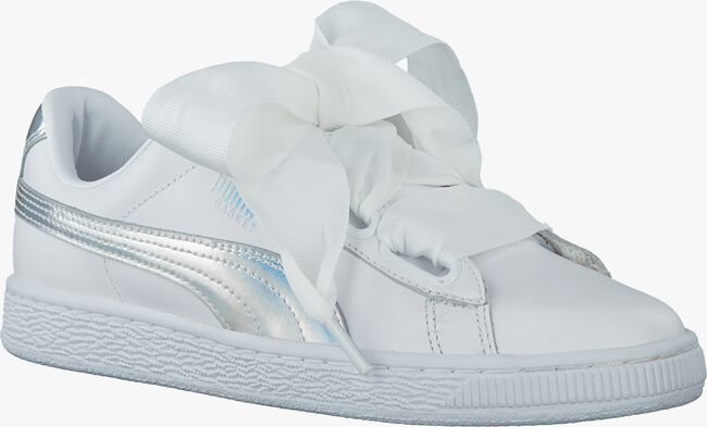 tactiek kwartaal Stereotype Witte PUMA Sneakers BASKET HEART EXPLOSIVE | Omoda