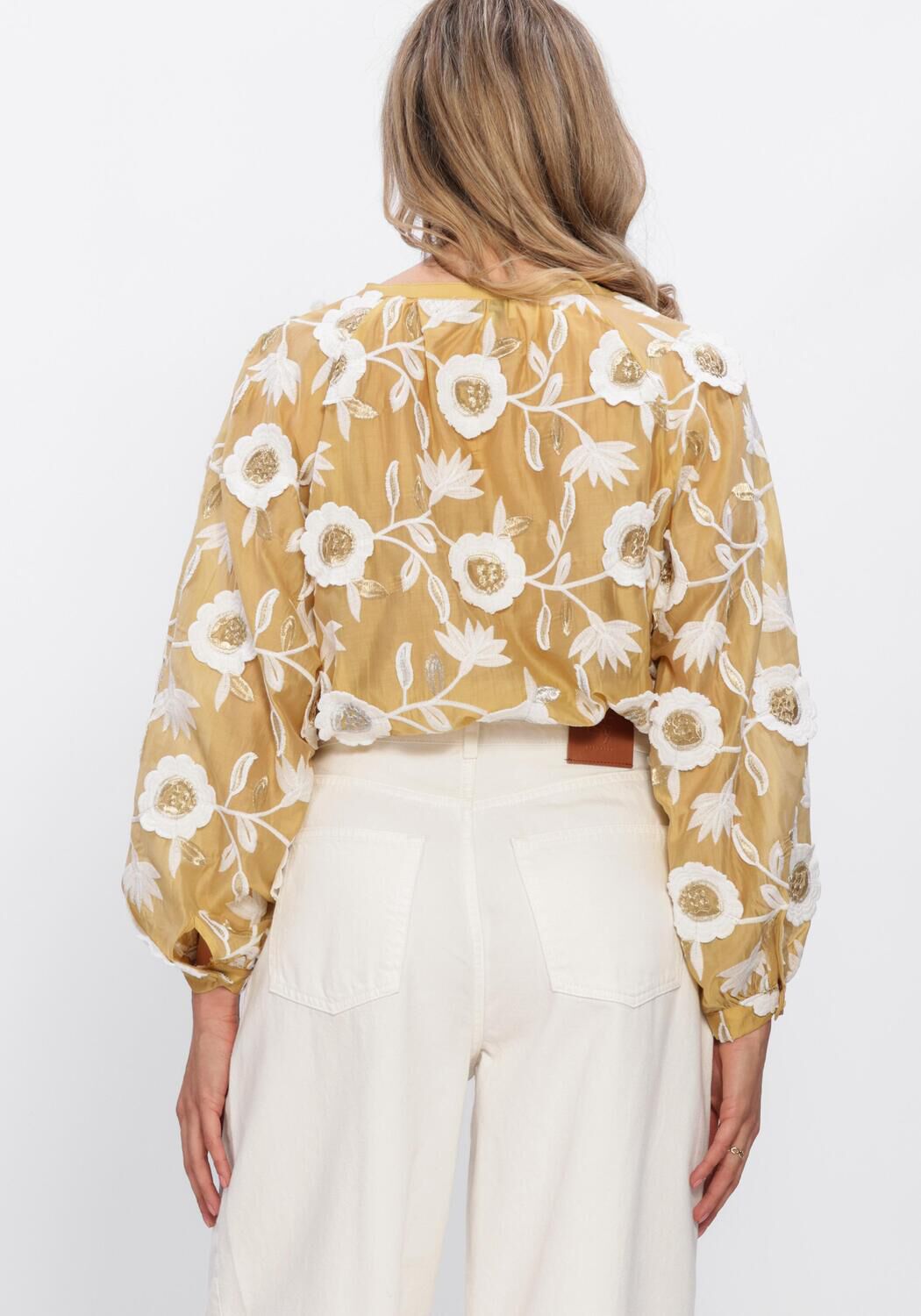 AAIKO ALANZA 3D TEN 518 Blouses en or - large