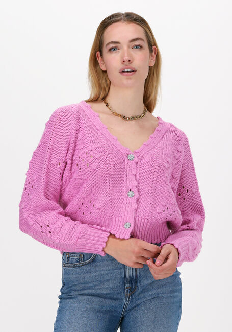 Y.A.S. Gilet YASBARBARA LS KNIT CARDIGAN - en rose - large