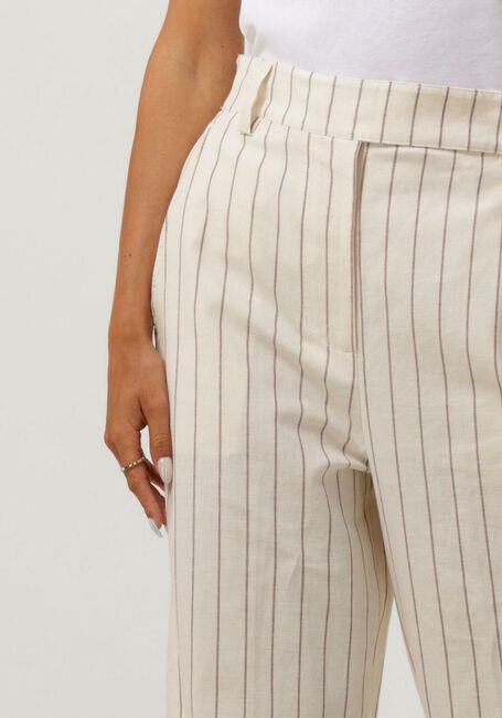 Gebroken wit SECOND FEMALE Pantalon SPIGATO TROUSERS - large