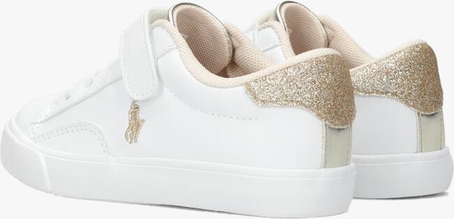 Witte POLO RALPH LAUREN Lage sneakers THERON V PS - large