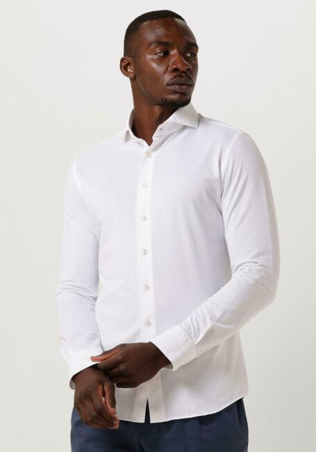 PROFUOMO Chemise décontracté JAPANESE KNITTED en blanc - large