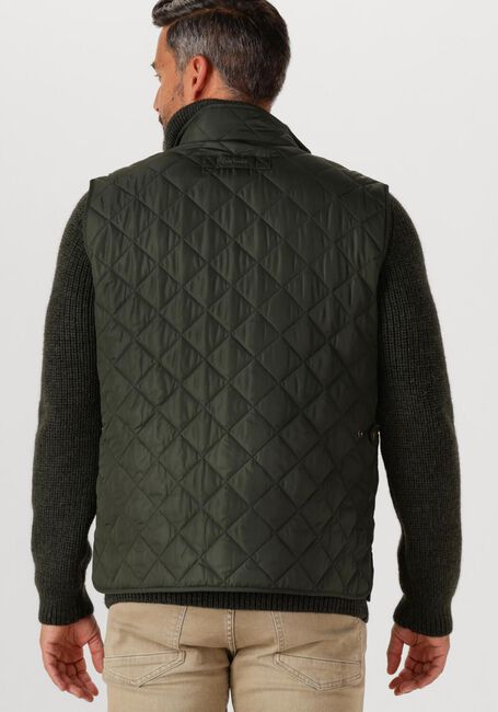 BARBOUR Veste sans manches NEW LOWERDALE QUILTED GILET Vert foncé - large
