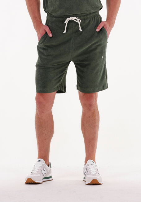 KULTIVATE Pantalon courte SH COMFY en vert - large