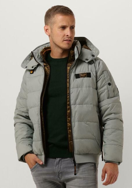 Grijze PME LEGEND Gewatteerde jas BOMBER JACKET SKYTRUCK 3.0 - large